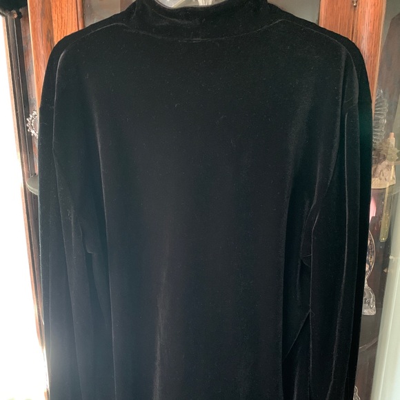 Vintage Harve Bernard plush black blazer - Picture 4 of 10